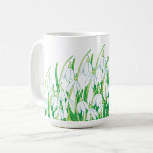 Caneca De Café Primavera Snowdrops