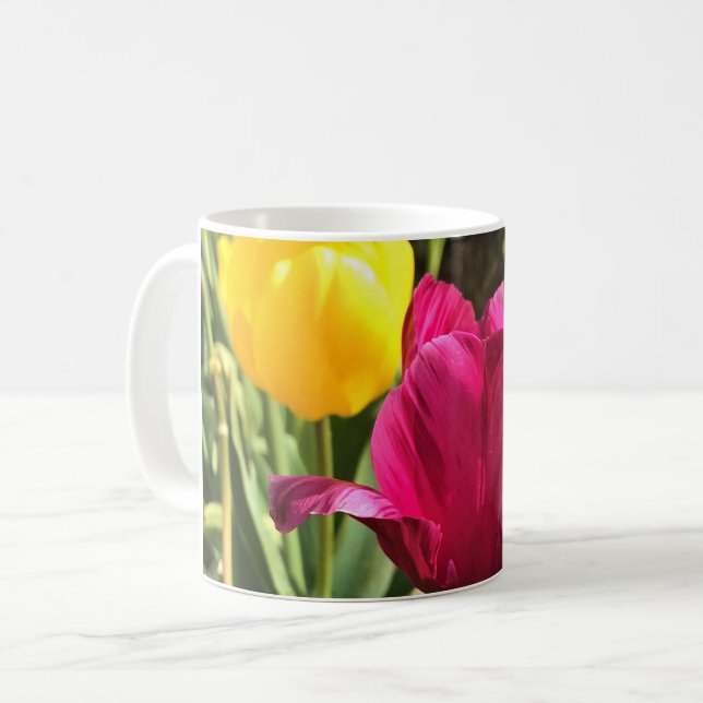 Caneca De Café Primavera Tulips, Oregon (Frente Esquerda)