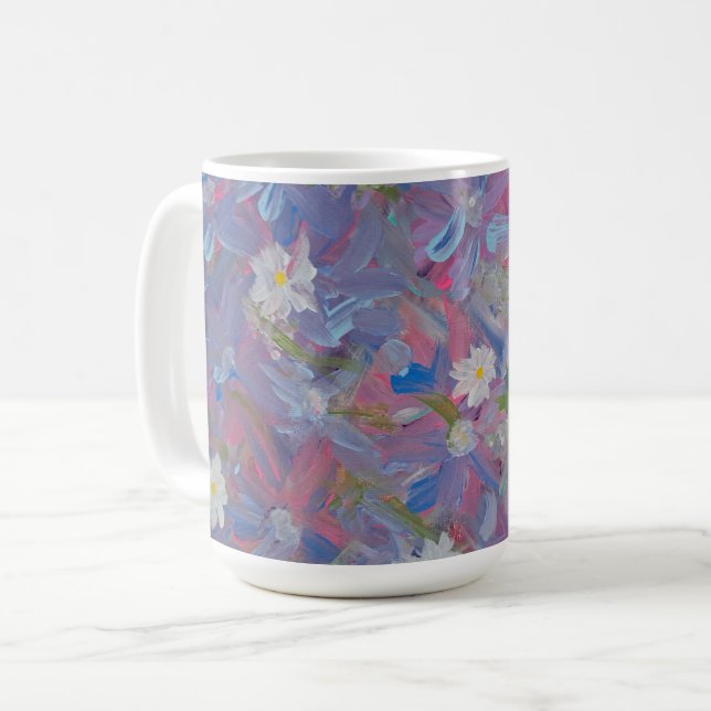 Caneca De Café Primavera Wonderland Floral Coffee Mug (Frente Esquerda)