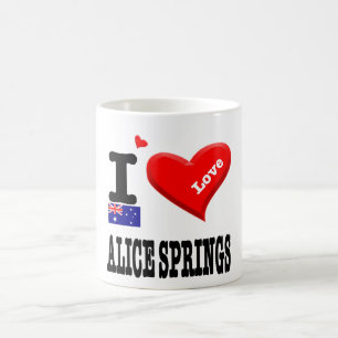 Caneca De Café PRIMAVERAS ALICE - Eu Amo -
