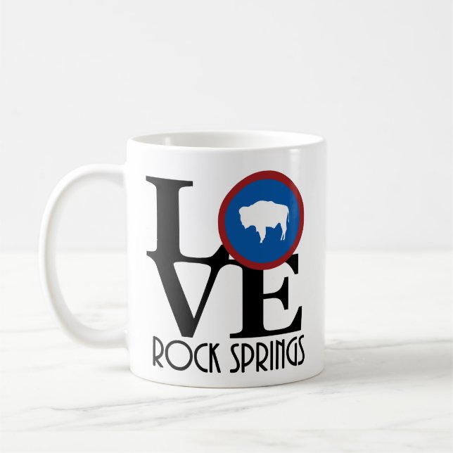 Caneca De Café PRIMAVERAS LOVE Rock, Wyoming 11oz (Esquerda)