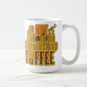 Caneca De Café PRIMEIRA caneca do CAFÉ - escolha estilo, cor