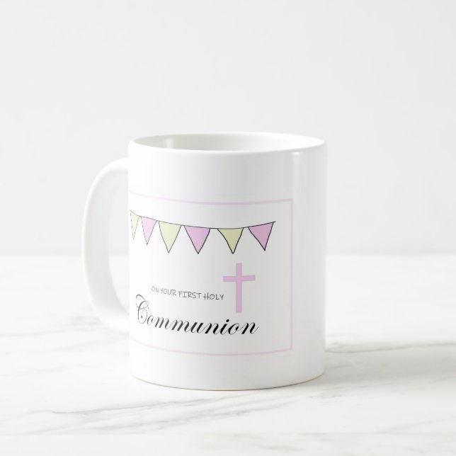 Caneca De Café Primeira Comunhão (Frente Esquerda)