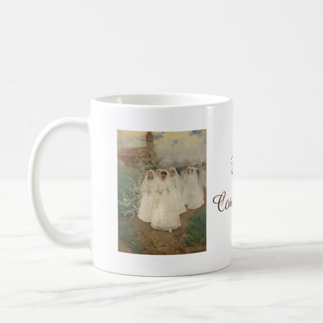 Caneca De Café Primeira Comunhão (Esquerda)