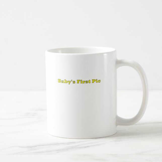 Caneca De Café Primeira Imagem do Bebê O MUSEU Zazzle Oferece (Direita)