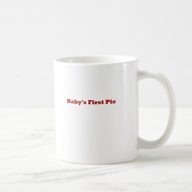Caneca De Café Primeira Imagem do Bebê O MUSEU Zazzle Oferece (Direita)