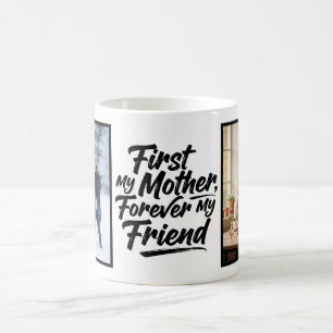 Caneca De Café Primeira Minha Mãe Amiga Para Sempre Script 2 Foto