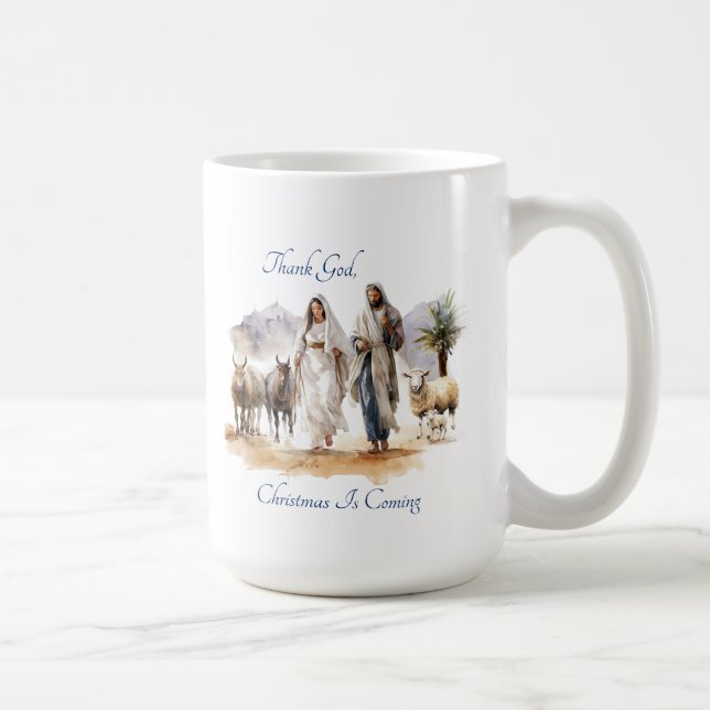 Caneca De Café Primeira Série de Natal Mug 1 (Direita)