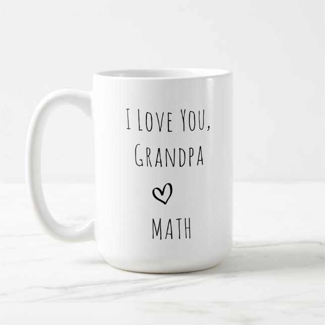 Caneca De Café Primeira Vez Vovô Novo Presente Do Bebê (Esquerda)