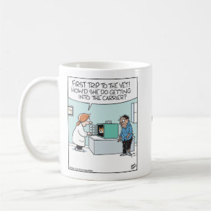 Caneca De Café Primeira visita do gato ao veterinário