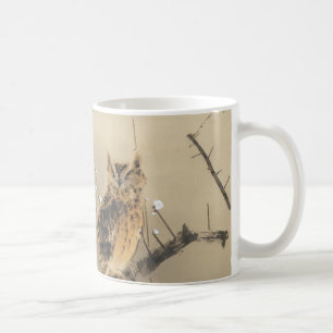 Caneca De Café Primeiras Flores de Ameixeira por Nishimura Goun, 
