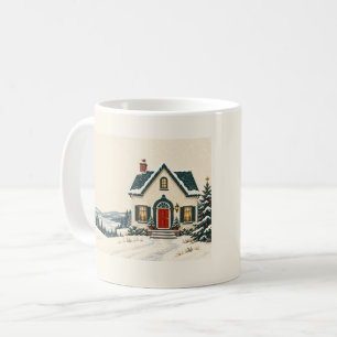 Caneca De Café Primeiras Manhãs de Inverno em Nossa Nova Casa
