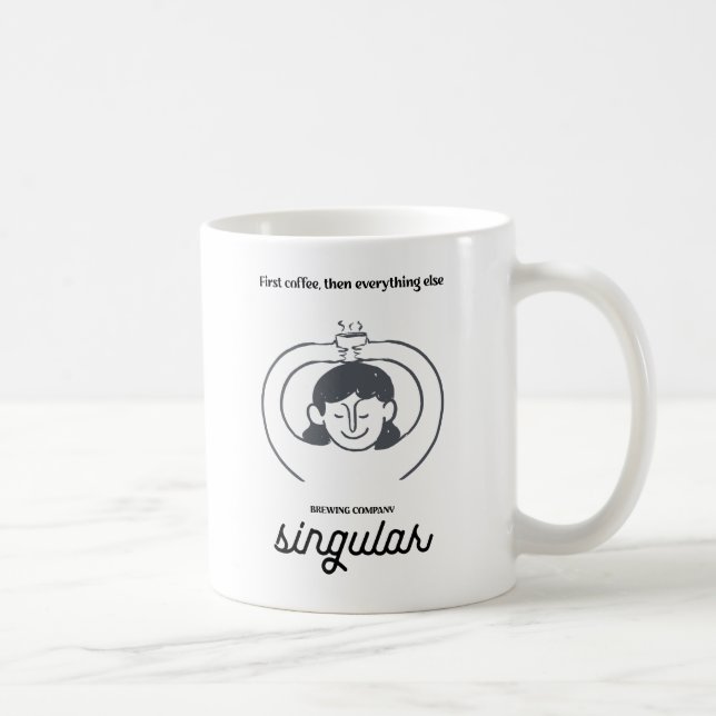 Caneca De Café Primeiro Café, Depois Tudo O Resto (Direita)