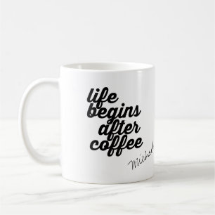 Caneca De Café primeiro café, personalizado