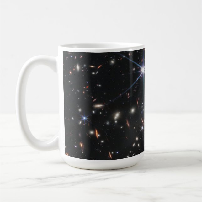 Caneca De Café "Primeiro Campo Profundo da Webb" - Telescópio Jam (Esquerda)