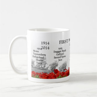 Caneca De Café Primeiro centenário da guerra mundial