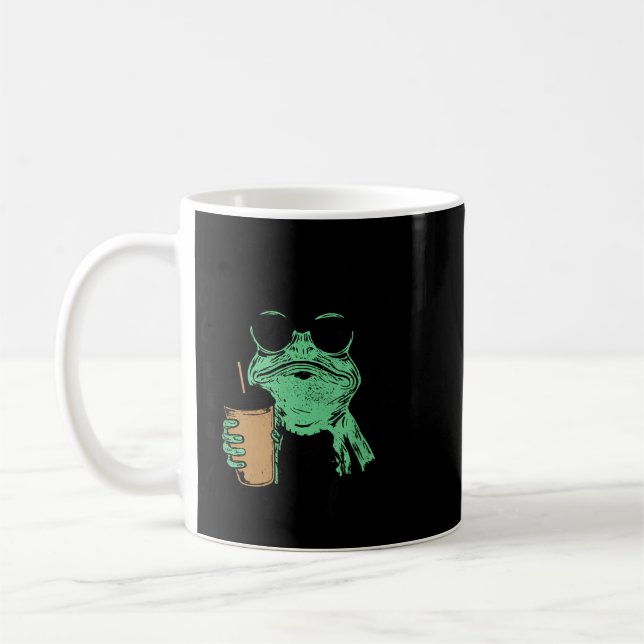 Caneca De Café Primeiro De Jesus Acha Um Delícia Sapo Café (Esquerda)