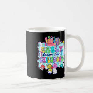 Caneca De Café Primeiro Dia da Primeira Infância De Volta à Escol
