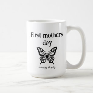 Caneca De Café Primeiro dia das mães roteiro personalizado da mam
