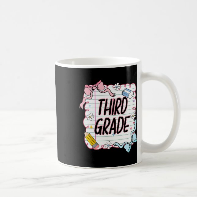 Caneca De Café Primeiro Dia De Aula Garota Coquette2  (Direita)
