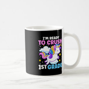 Caneca De Café Primeiro dia de escola estou pronto para esmagar 1