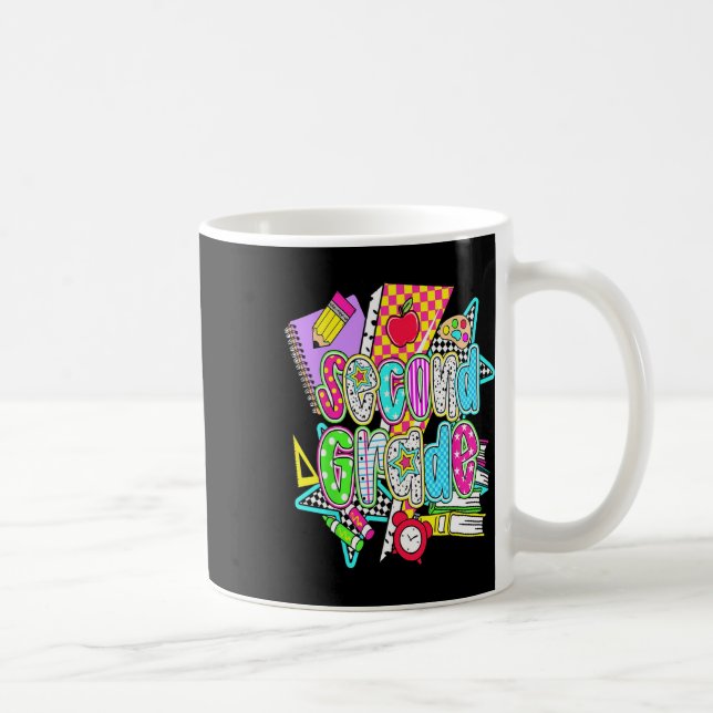 Caneca De Café Primeiro Dia Do Segundo Ano Floral Bundle Para Pro (Direita)