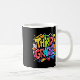 Caneca De Café Primeiro Dia do Terceiro Ano Floral Bundle Para Pr