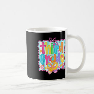 Caneca De Café Primeiro Dia Do Terceiro Ano Floral Para Professor