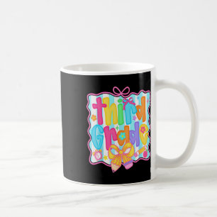 Caneca De Café Primeiro Dia do Terceiro Ano Floral para Professor