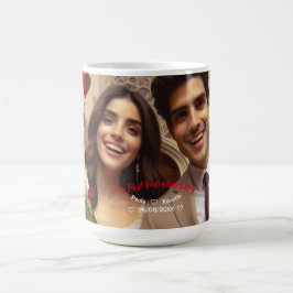 Caneca De Café Primeiro dia dos namorados juntos | Foto