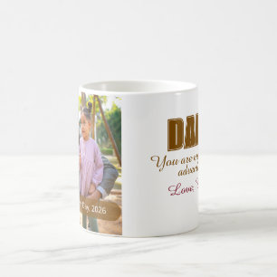 Caneca De Café Primeiro Dia dos Pais Foto Personalizada Papai Mar