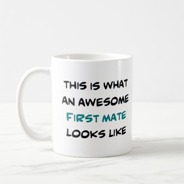 Caneca De Café primeiro imediato, incrível (Esquerda)