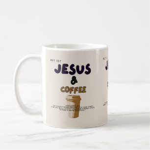 Caneca De Café Primeiro Jesus, depois Café/ Mug/ Christian/Kitche