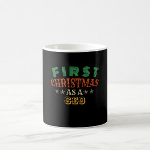 Caneca De Café Primeiro Natal como CEO