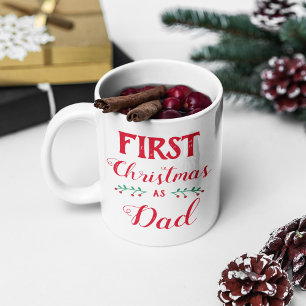 Caneca De Café Primeiro Natal como Pai