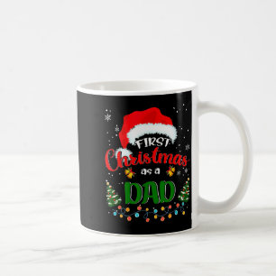 Caneca De Café Primeiro Natal Como Pai Divertido Natal Xmas Novo