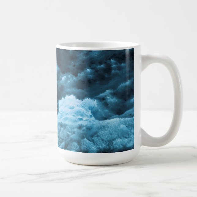 Caneca De Café Primeiro plano de gelo azul, Islândia (Direita)