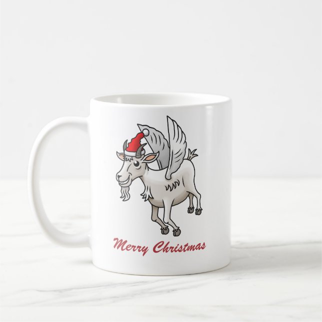 Caneca De Café Primeiro voo do bode de Natal (Esquerda)
