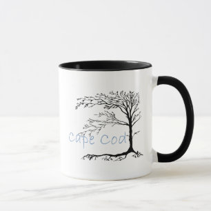 Caneca de café primitiva de Cape Cod