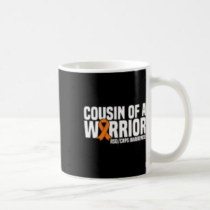 Caneca De Café Primo De Um Guerreiro Laranja Fita Awarenes