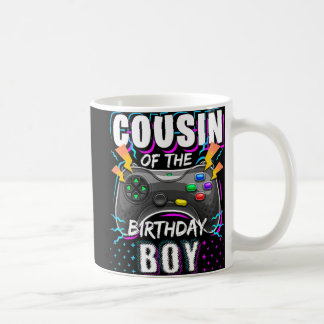 Caneca De Café Primo do Birthday Boy Matching Video Game Bir