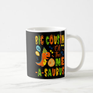 Caneca De Café Primo grande do one-a-saurus de 1º aniversário