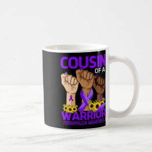 Caneca De Café Primo-Mão De Um Guerreiro Fibromialgia Sensibiliza