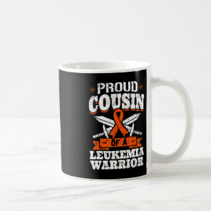 Caneca De Café Primo Orgulhoso De Um Guerreiro De Leucemia Cuz Co