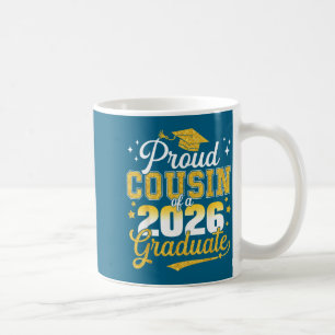Caneca De Café Primo Orgulhoso Turma 2026 Graduado Arte Gráfica