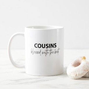 Caneca De Café Primos - Abençoados Com Os Melhores