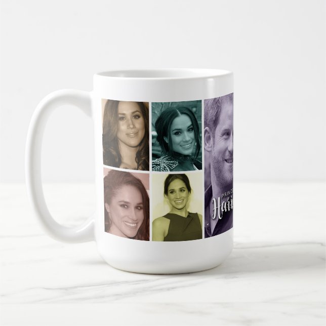 Caneca De Café Prince Harry & Meghan Markle (Esquerda)