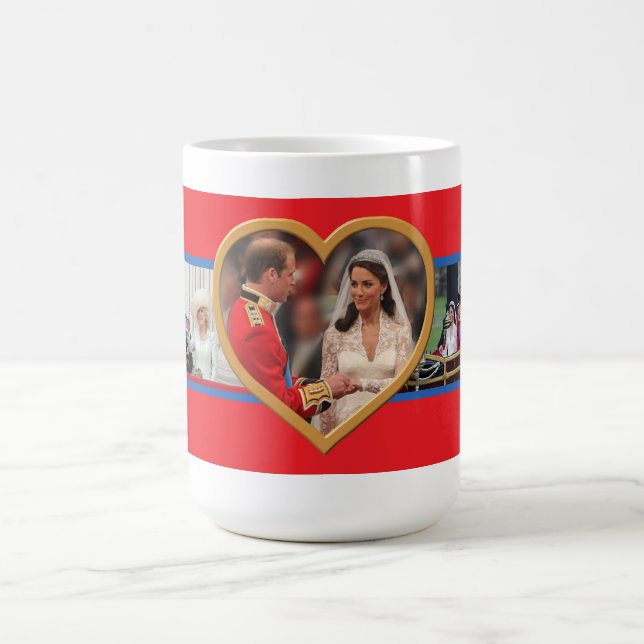 Caneca De Café Prince William & Kate (Centro)
