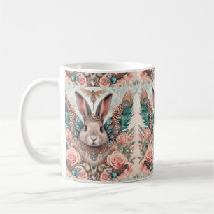 Caneca De Café Princesa Bunny Rabbit Fairy AI design