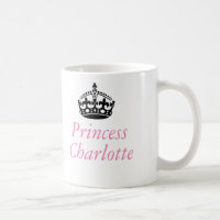 Princesa Charlotte e coroa britânica